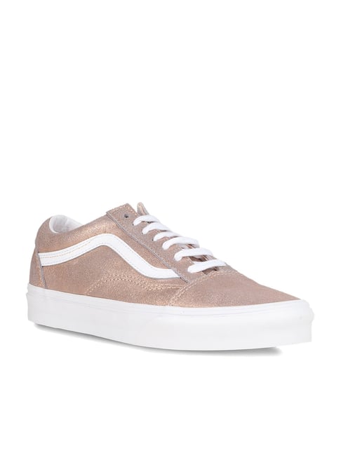 vans grey and rose gold