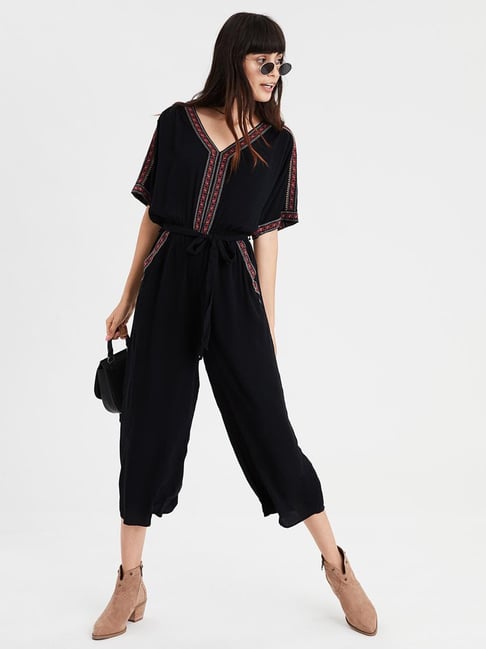 Buy American Eagle Outfitters Black Jumpsuit for Women's Online