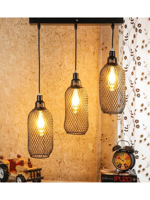 DecorativeRay Black Hanging Light - Set of 1-picture-19