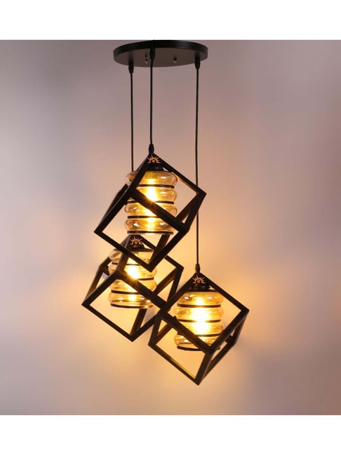 DecorativeRay Black Hanging Light - Set of 1-picture-18