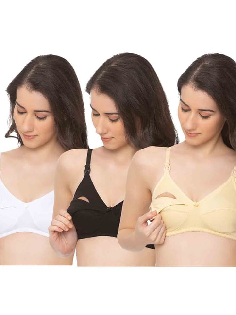 Buy MomToBe Multicolor Non Wired Non Padded Maternity Bra for Women Online  @ Tata CLiQ