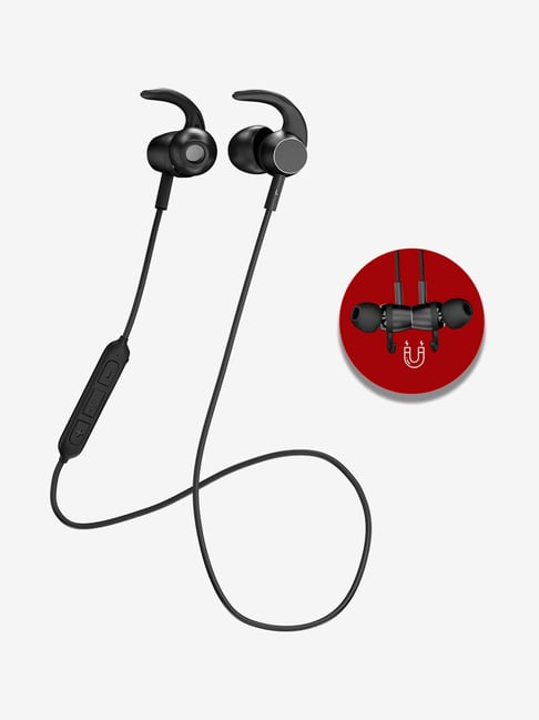 Staunch Flex 200 Wireless Bluetooth Neckband with Microphone (Black)