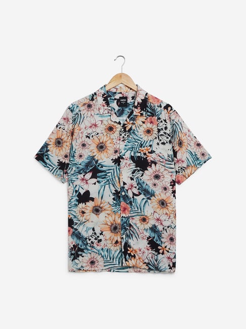 floral design shirt