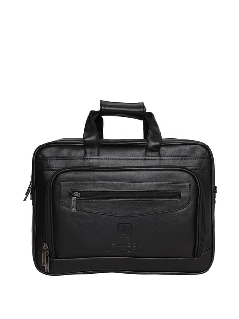 Swiss Military Black Polyester Medium Messenger Handbag-picture-34