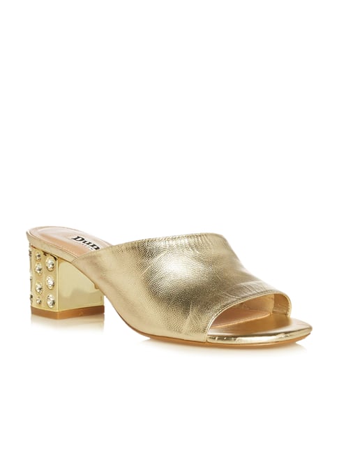 Dune London Melen Di Golden Ethnic Sandals