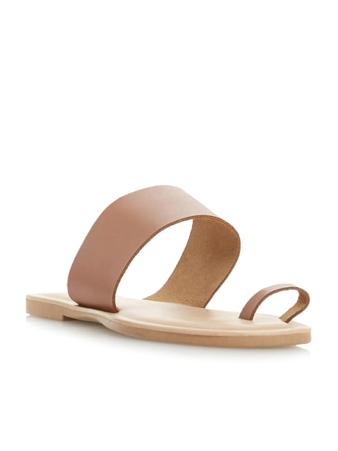 Dune London Women's Lemaa Di Tan Toe Ring Sandals