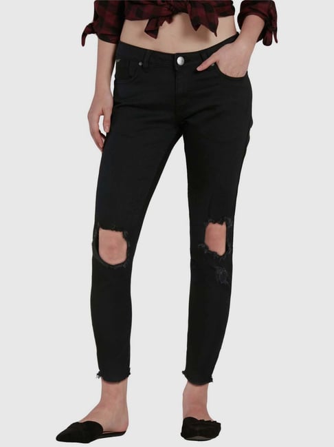 Ms Taken Navy Mid Rise Jeans