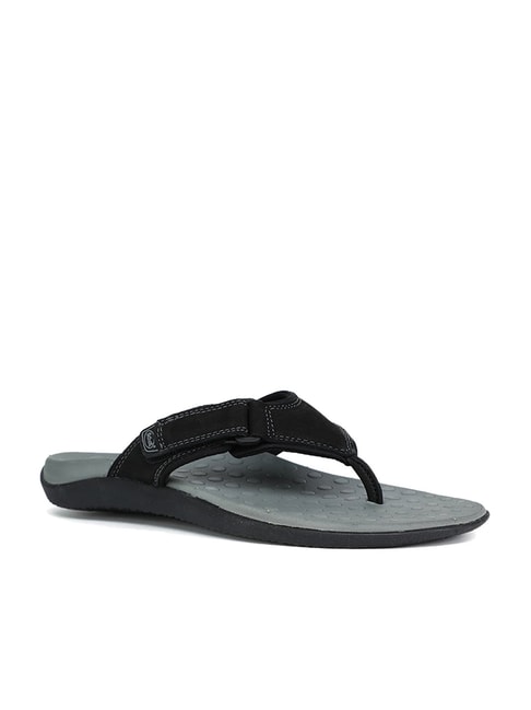 Buy Scholl by Bata Ortha Black Thong Sandals for Men at Best Price ...