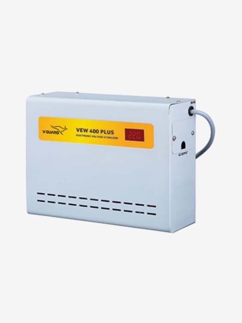 V Guard VEW 400 Plus Voltage Stabilizer for AC upto 1.5 Ton Grey