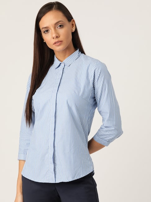 Hancock Blue Striped Shirt