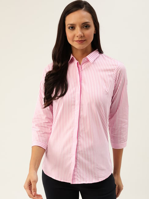 Hancock Pink Striped Shirt