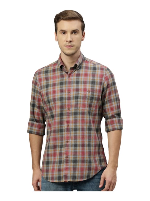 RARE RABBIT Casual Shirts : Buy RARE RABBIT Ascot Mustard Casual Shirt  Online