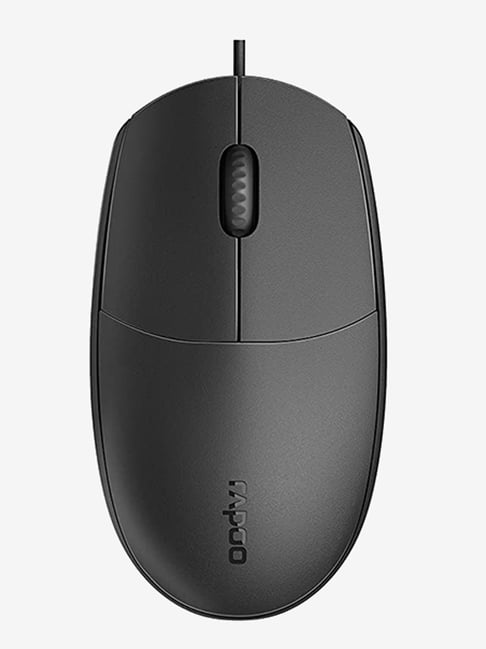 Rapoo Wired Optical Mouse (N100, Black)