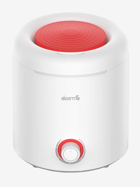 Deerma F300 2.5L 2-in-1 Top Fill Humidifier & Essential Oil Diffuser (White/Red)