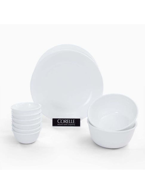 Buy Corelle Winter Frost White 14 Piece Dinner Set at Best Price - Main Image