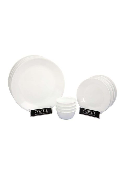 Buy Corelle Winter Frost White 12 Piece Dinner Set at Best Price