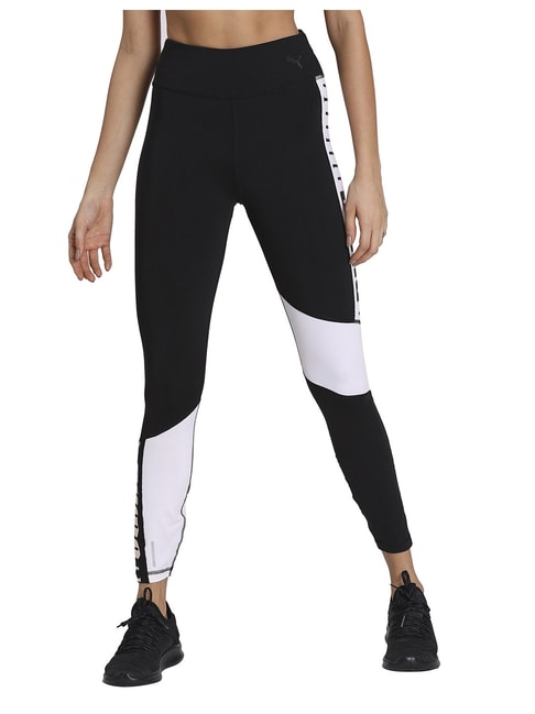 Mesh Pattern Print Leggings Fitness Leggings For Women Sporting Workout  Leggins Jogging Elastic Slim Black White Pants - AliExpress