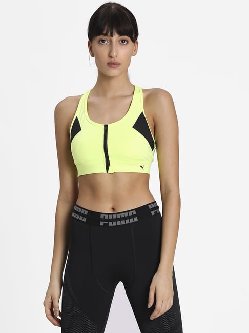 color block sports bra