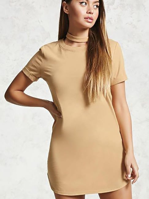 Tan dress forever outlet 21