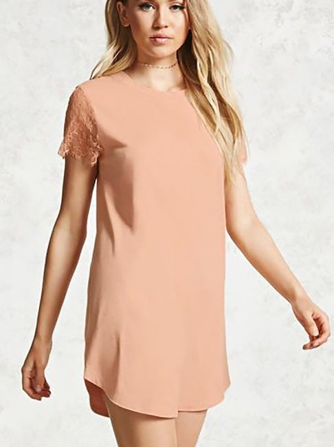 Buy Forever 21 Apricot Regular Fit Dress for Women Online Tata CLiQ