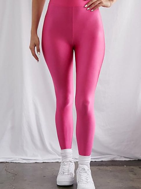 Hupplle Fashion Neon Stretch Skinny Shiny Spandex Leggings Pants (Sky Blue,  Large): Buy Online at Best Price in UAE - Amazon.ae