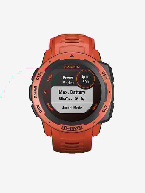 garmin instinct solar flame red