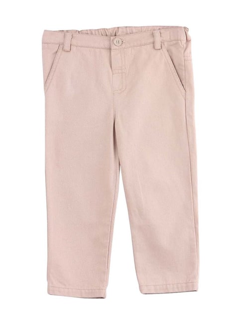 Beebay Kids Beige Cotton Trousers