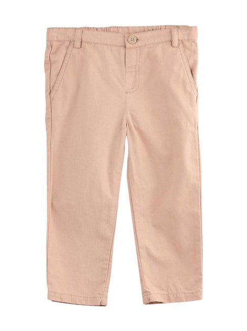 Beebay Kids Beige Cotton Trousers