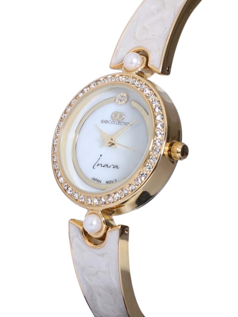 Buy GIORDANO Womens Inara Pink Dial Metallic Analogue Watch | Shoppers Stop