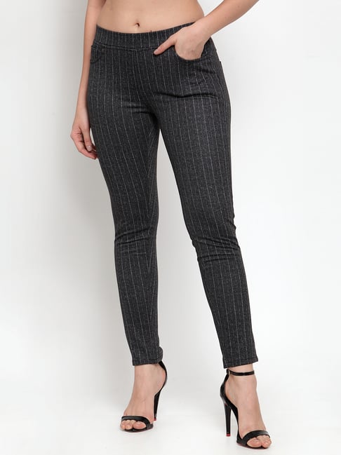 pinstripe jeggings