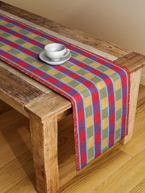 Klotthe Multicolor 650 GSM Table Runner - Set of 1
