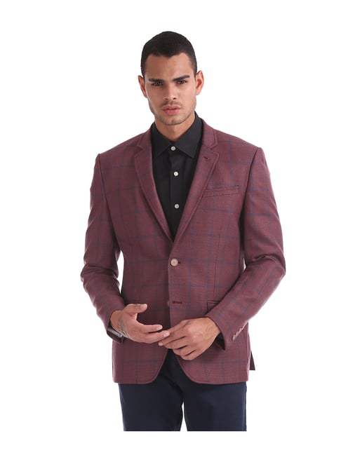 Arrow clearance maroon blazer