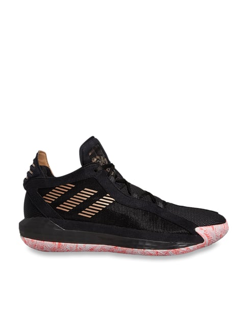 Buy Adidas Dame 6 Black Basketball Shoes For Men At Best Price Tata Cliq 5061