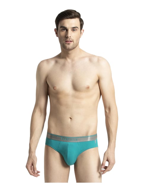 Van Heusen Green Cotton Comfort Fit Briefs-picture-43