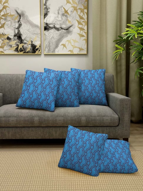 Buy Brown Abstract Velvet 5 Seater Sofa Cover by Hosta Homes at 50% OFF by  Hosta Homes