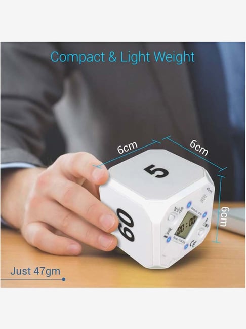 Buy Portronics TimeOut POR-650 Countdown Timer Cube (White) Online at ...