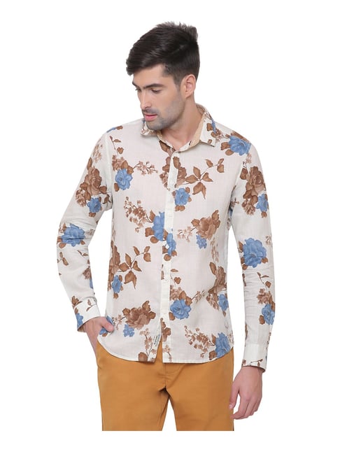 being human floral print shirt