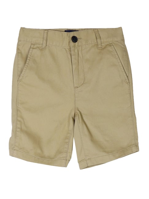 Buy The Children's Place Kids Olive Solid Shorts for Boys Clothing