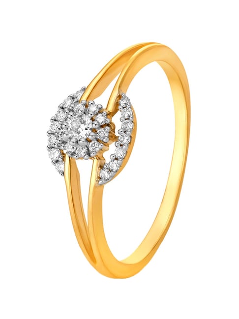 Tanishq 18k hot sale gold ring