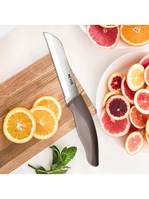 Meyer Silver Stainless Steel Utility Knife 12 cm Set of 1