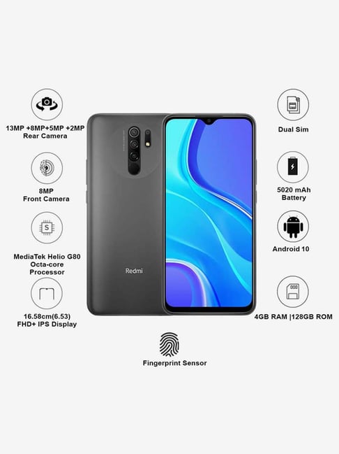 Buy Xiaomi Redmi 9 Prime 128 GB (Matte Black) 4 GB RAM