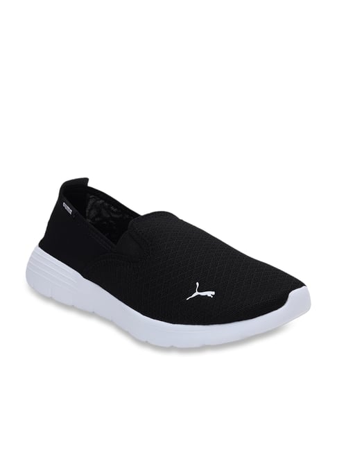 puma flex essential slip on walking shoes