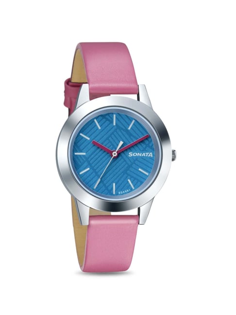 Sonata 87019SL14 Splash 2.0 Analog Watch for Women