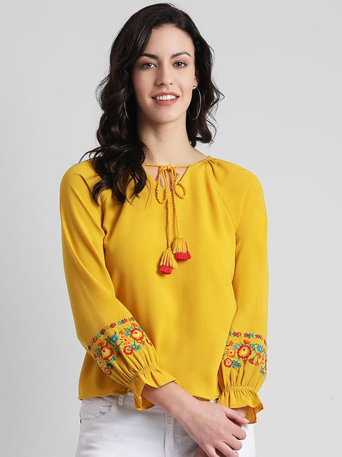 zink london yellow top