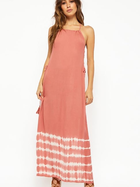 Buy Forever 21 Pink Tie Dye Dress for Women Online Tata CLiQ