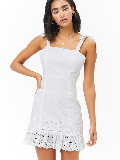 Forever 21 ivory outlet dress