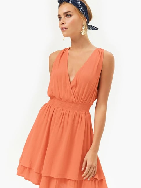 Forever 21 surplice dress best sale