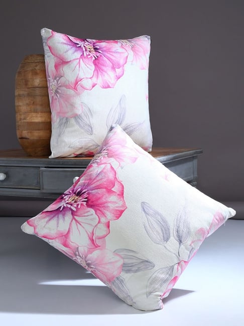 Pink chenille cushions sale