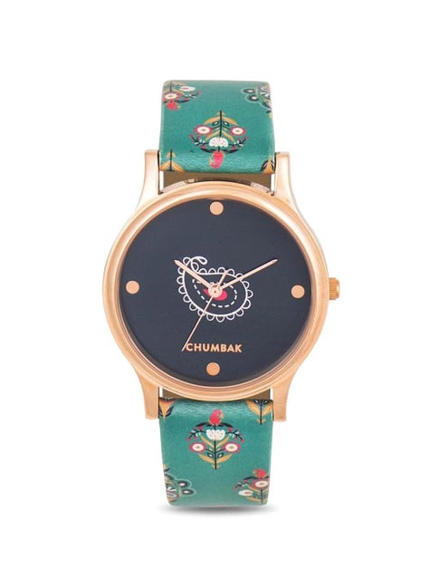 Chumbak NY5 Paisley Garden Analog Watch for Women