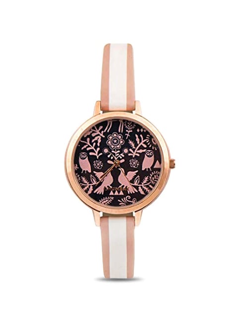 Buy OLIVIA BURTON Womens Floral Round Dial Leather Analogue Watch -  OB16VM31W | Shoppers Stop